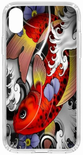 Чехол КRUЧЕ для iPhone Xr голубой