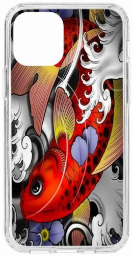 Чехол КRUЧЕ для iPhone 12, iPhone 12 Pro голубой