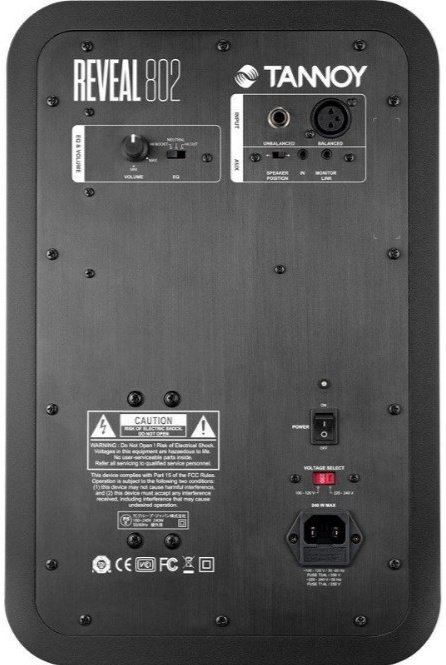 Активный студийный монитор Tannoy Reveal 802 черный купить,NaN