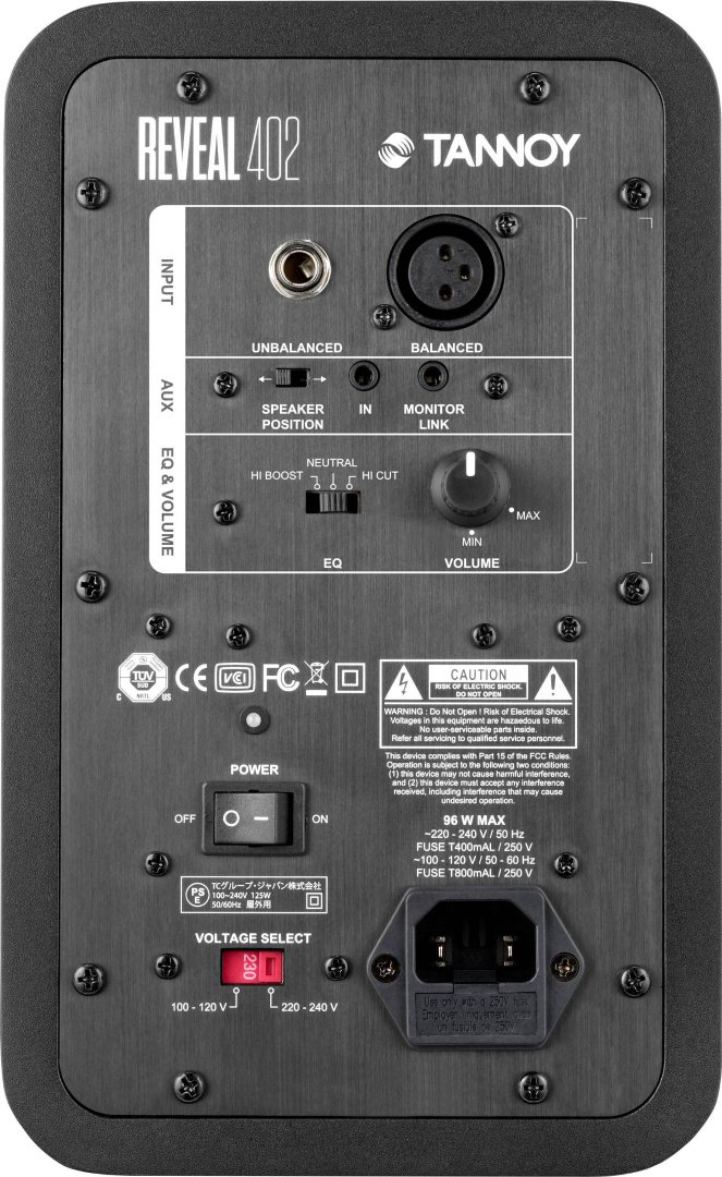 Активный студийный монитор Tannoy Reveal 402 черный купить,NaN