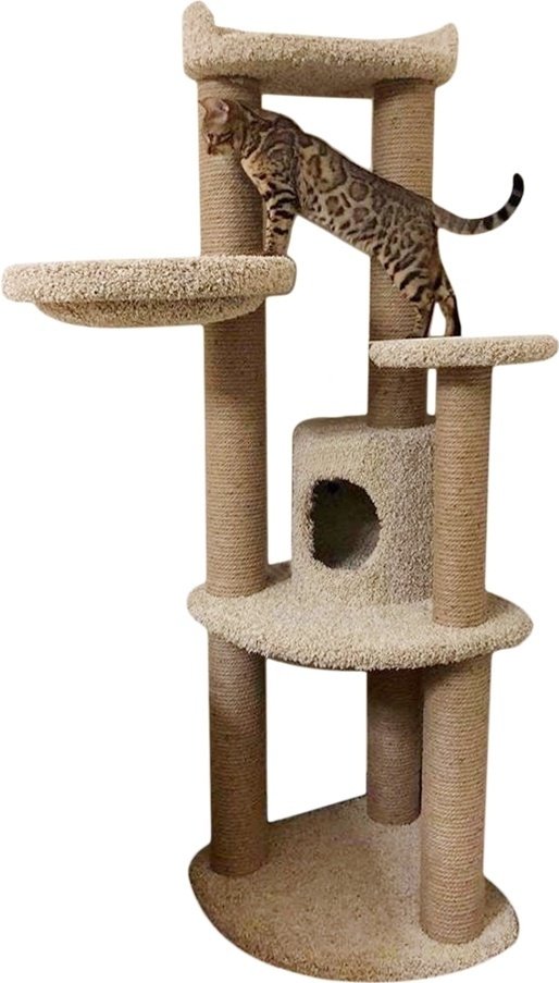 Кошкин Рай игровой комплекс 020327TL бежевый купить,NaN