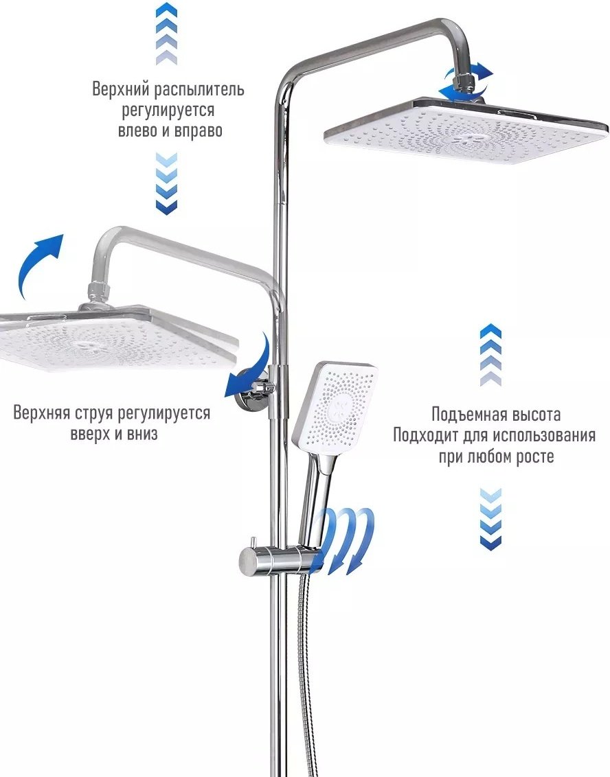 Frap душевой набор (гарнитур) F2471, пластик купить,NaN