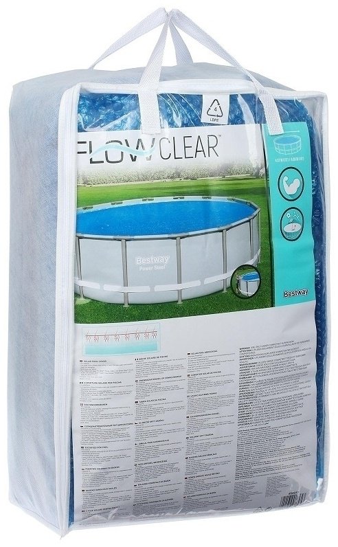 Тент Bestway 58253, тип бассейна: каркасный, 488x488 см купить,NaN