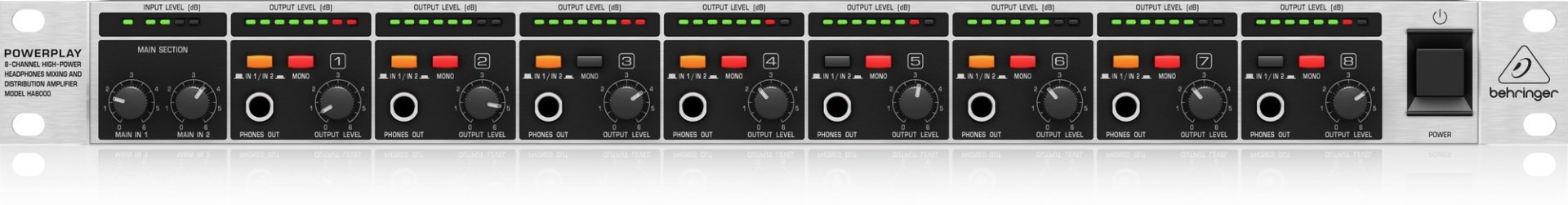 Аудиоусилитель BEHRINGER HA8000 V2 купить,NaN
