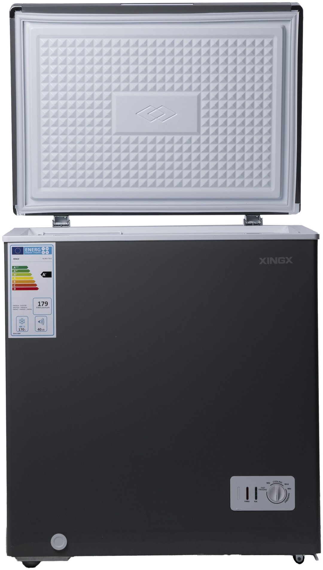 Морозильник XINGX BC/BD170LS 170 л серый купить,NaN