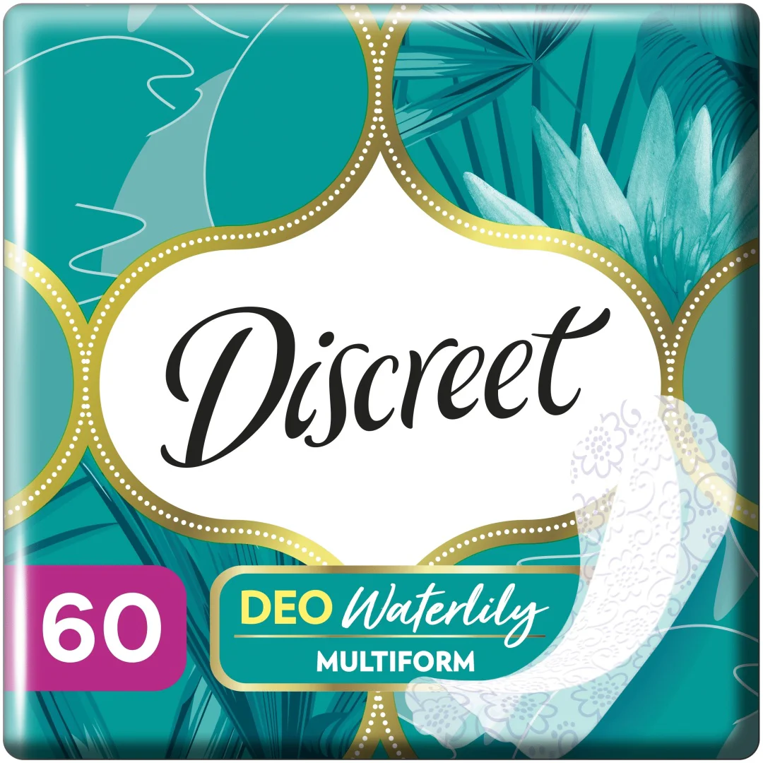 Прокладки Discreet Deo Water Lily Trio 60шт купить,NaN