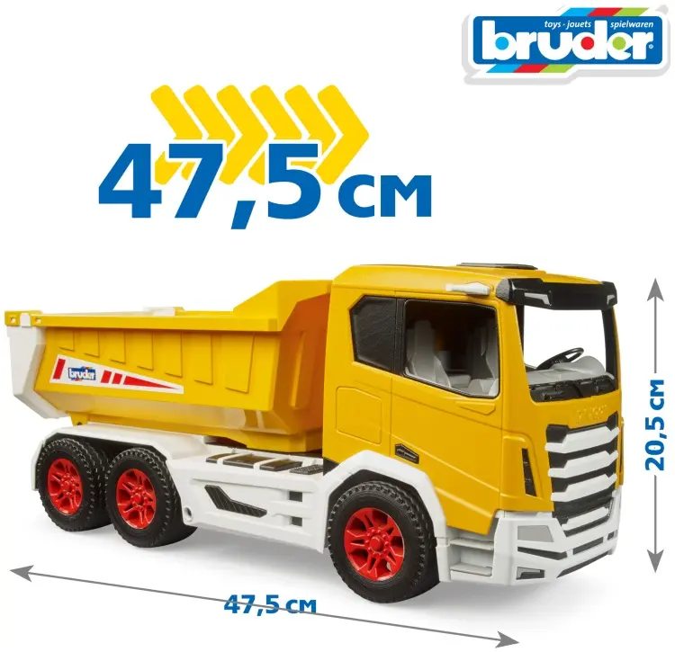 Спецтехника Bruder Машинка Bruder Самосвал ROADMAX желтый