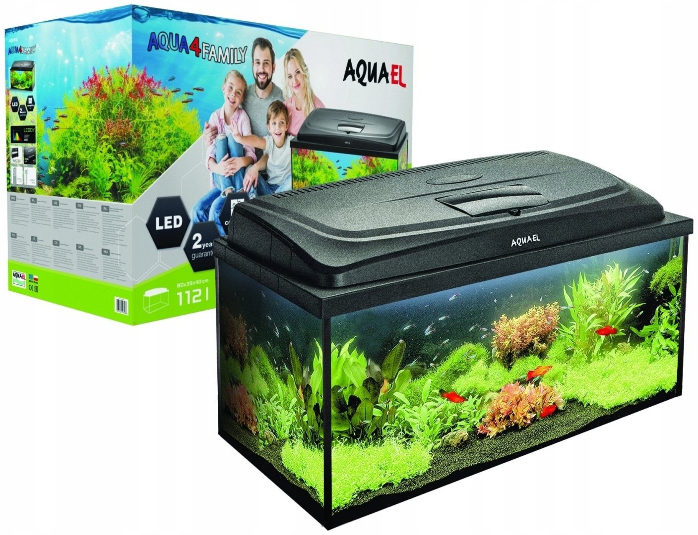 Аквариум в комплекте Aquael Aqua4family 112 л купить,NaN