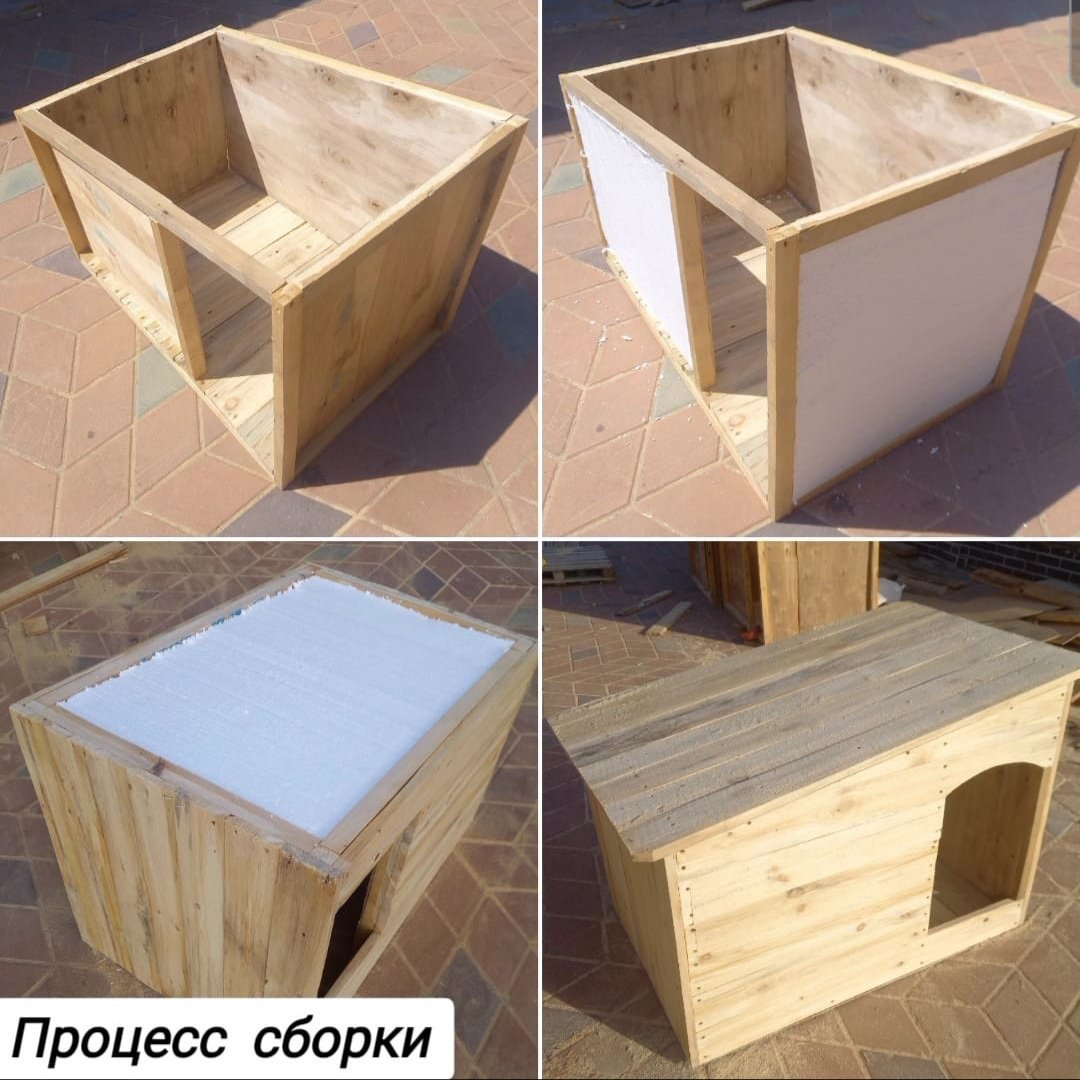 OTZUBA будка 105х75х75 см черный, коричневый купить,NaN
