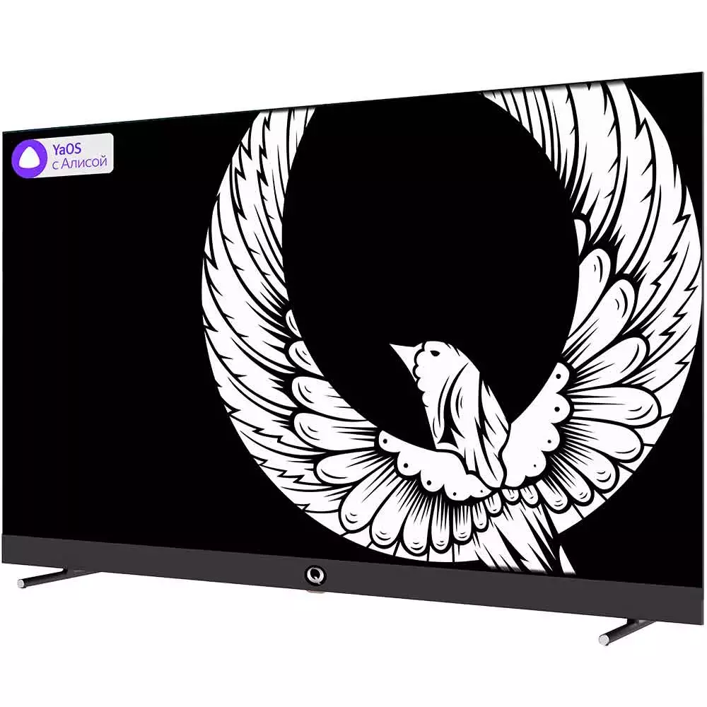 Телевизор 50" (127 см) Qwatt Q50YKS-MB LED UHD Black