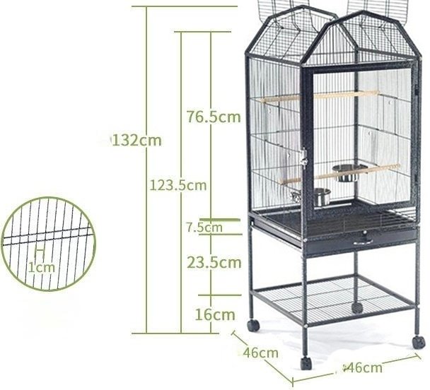 Клетка ALIFE store металл, пластик 46x46x128 см купить,NaN