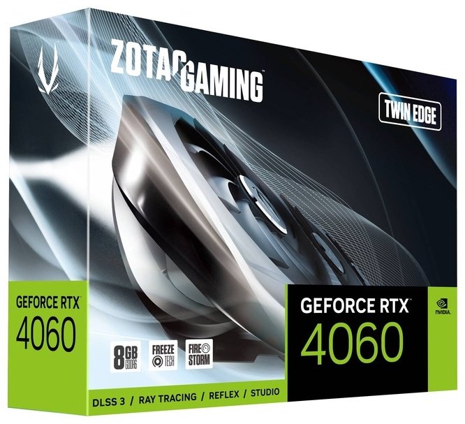 Видеокарта ZOTAC GAMING RTX 4060 Twin Edge ZT-D40600E-10M 8 Гб купить,NaN
