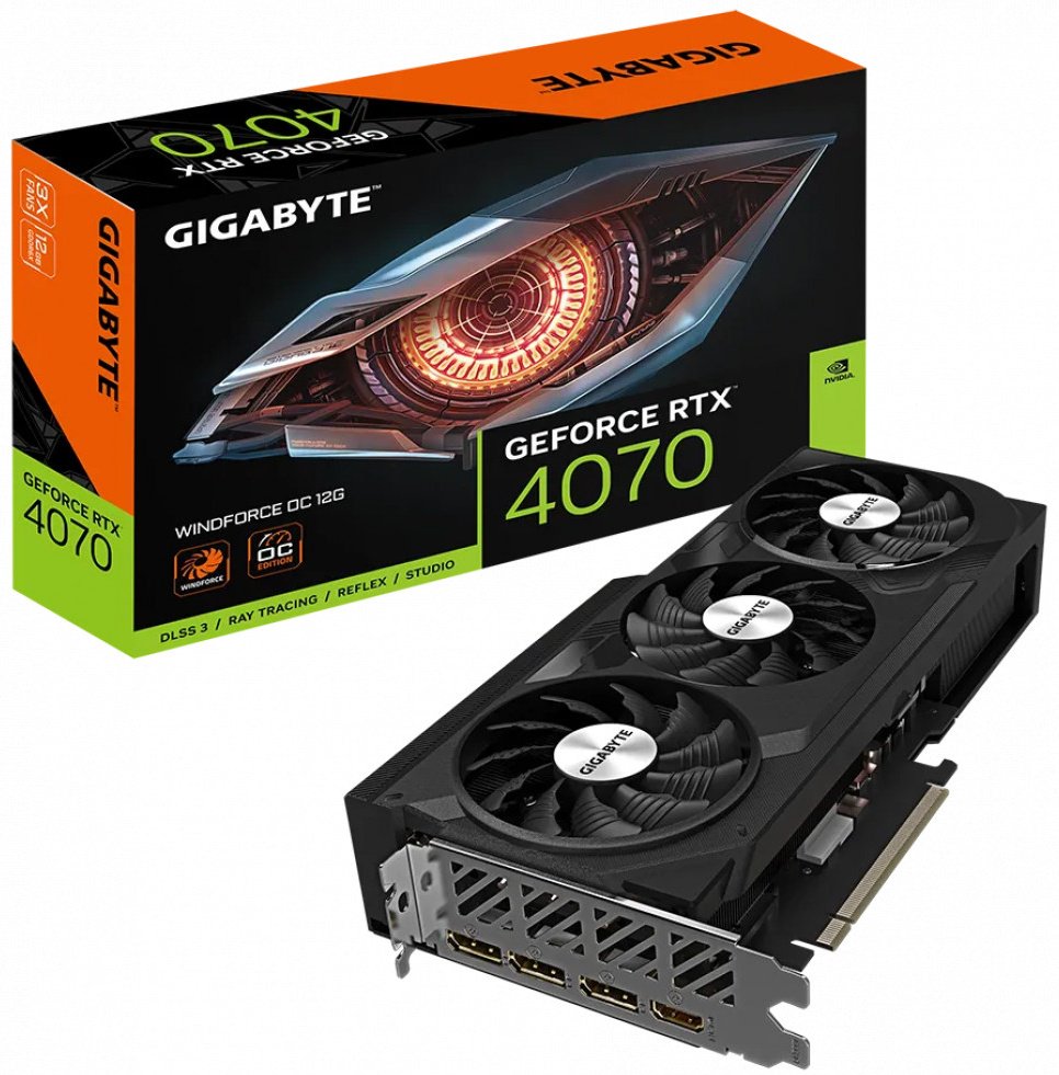Видеокарта GIGABYTE GeForce RTX 4070 WINDFORCE OC GV-N4070WF3OC-12GD 12 ГБ - ForteMarket Видеокарта GIGABYTE GeForce RTX 4070 WINDFORCE OC GV-N4070WF3OC-12GD 12 ГБ купить,NaN