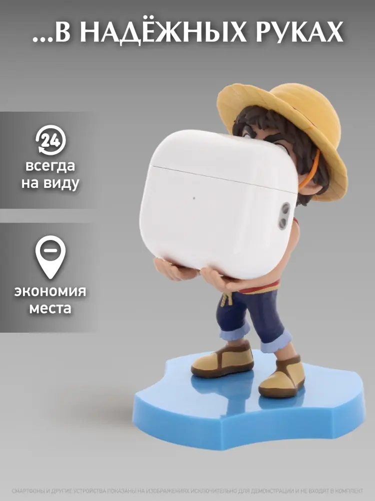 Подставка для геймпада Cable Guys Фигурка подставка для геймпада/телефона Cable Guys: Луффи (Luffy) мультиколор