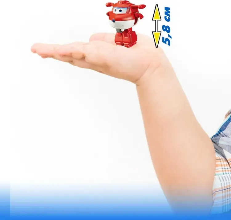 Трансформер Super Wings Набор из 5 мини-трансформеров (Джетт, Диззи, Тино, Голден бой, Марти) 8 сезон, Супер Крылья, высота 5.8 см купить,19990