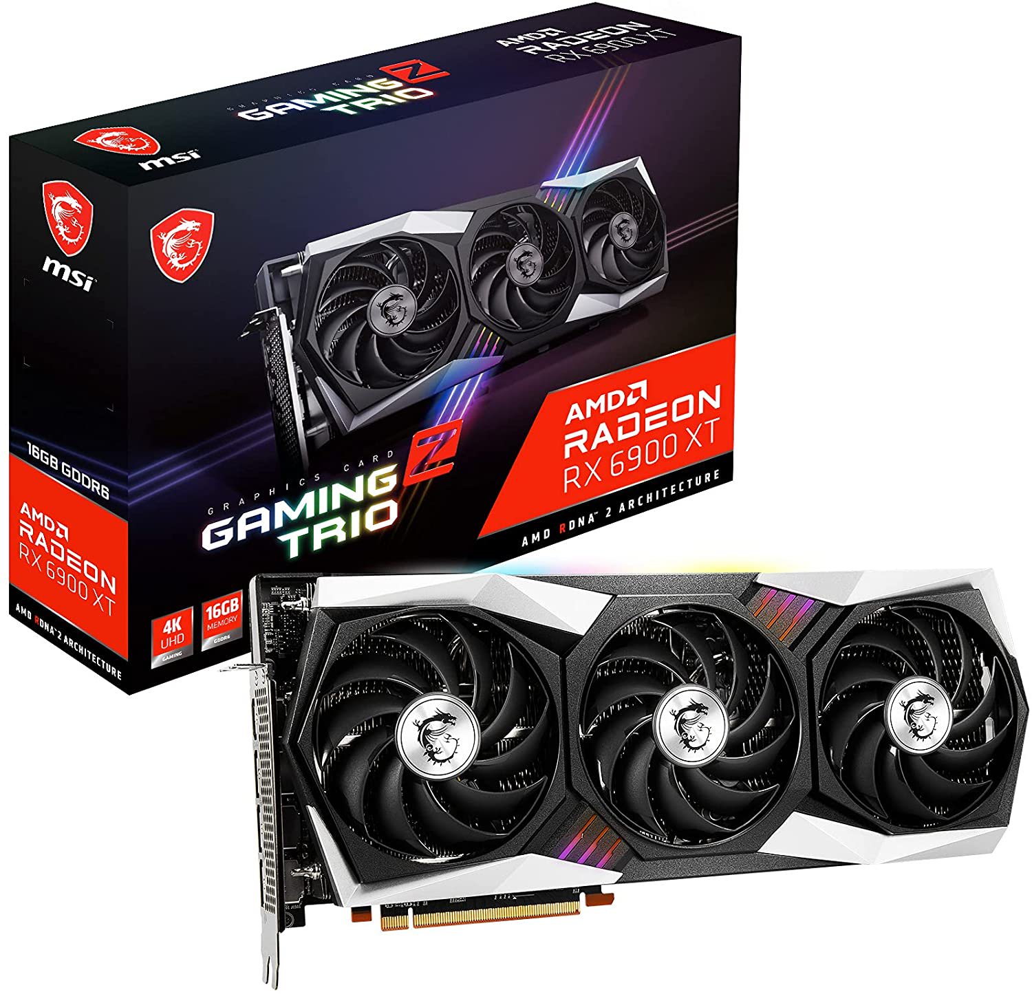 Видеокарта MSI RX 6900 XT Gaming Z Trio 16Gb - ForteMarket Видеокарта MSI RX 6900 XT Gaming Z Trio 16Gb купить,0