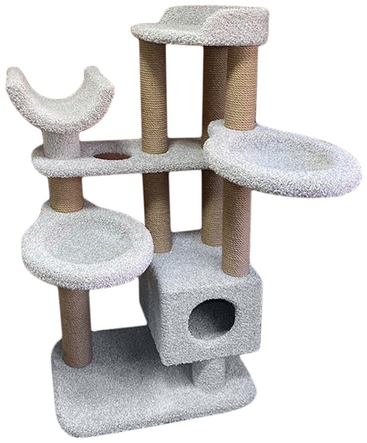 Кошкин Рай игровой комплекс 2125 серый купить,NaN