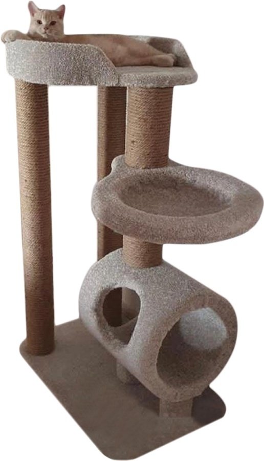 Кошкин Рай игровой комплекс 020322T бежевый купить,NaN