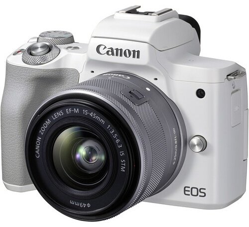 Фотокамера Canon EOS M50 Mark II kit EF-M 15-45mm f/3.5-6.3 IS STM белый