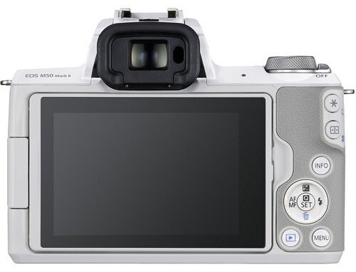 Фотокамера Canon EOS M50 Mark II kit EF-M 15-45mm f/3.5-6.3 IS STM белый