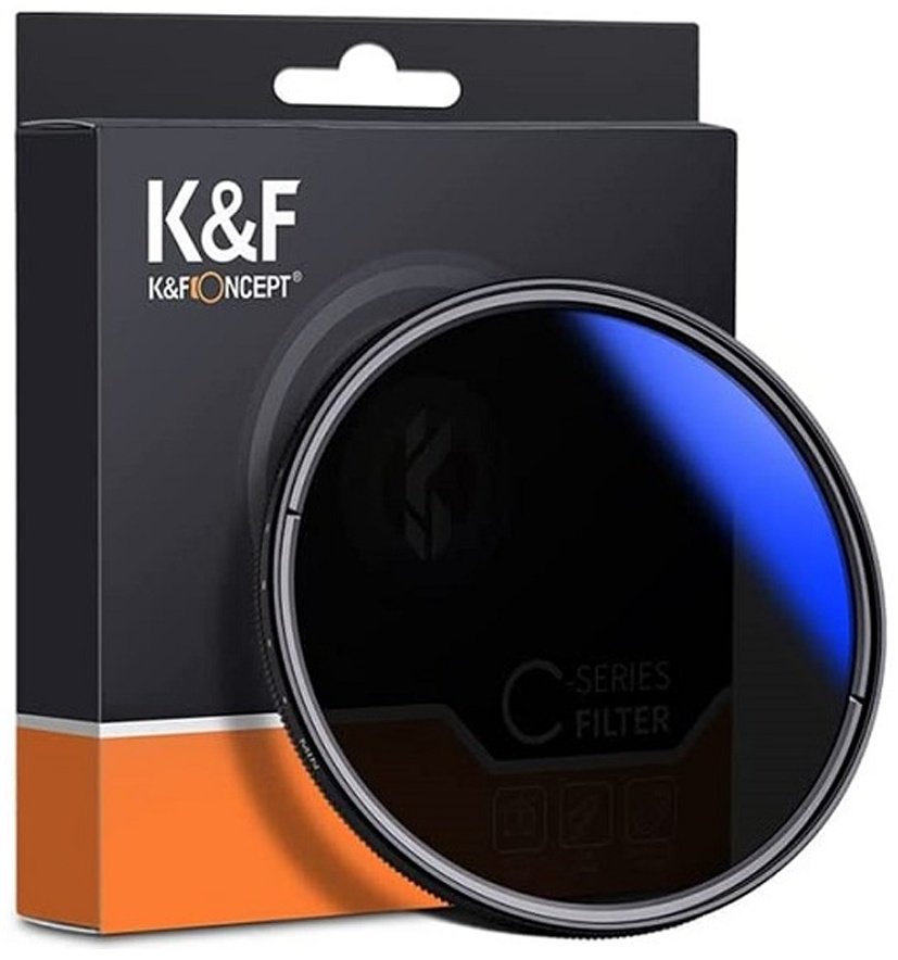 Светофильтр K&F CONCEPT 77mm Fader ND2-ND400 KF01.2800