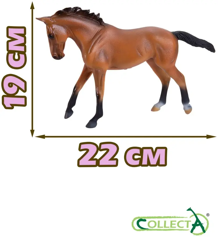 Collecta Кобыла Чистокровная гнедая 19 см 1 шт