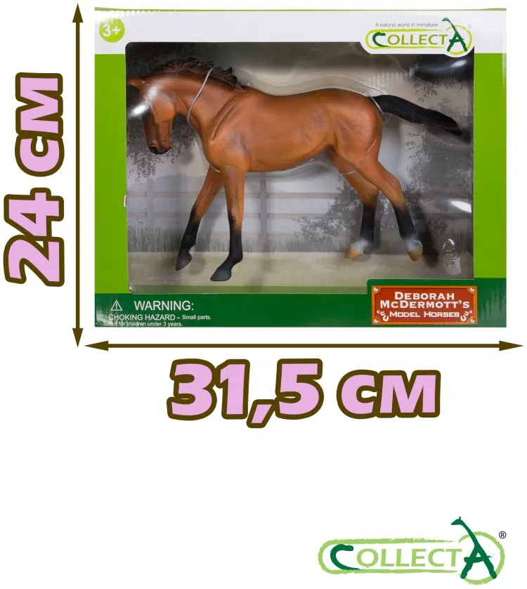 Collecta Кобыла Чистокровная гнедая 19 см 1 шт
