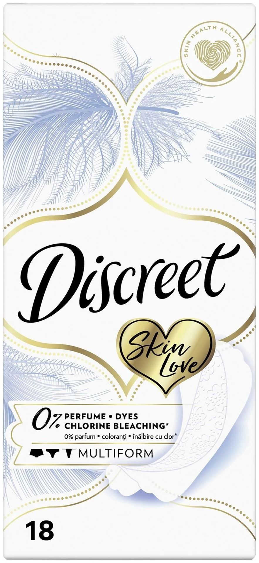 Прокладки ежедневные Discreet Skin Love Multiform 18шт купить,NaN