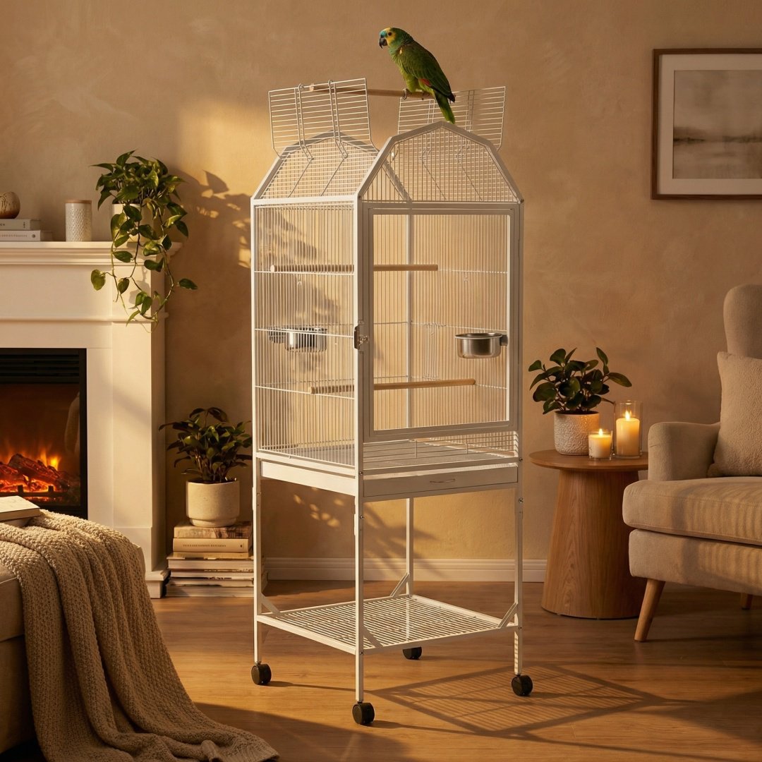 Клетка ALIFE store металл, пластик 46x46x142 см купить,NaN