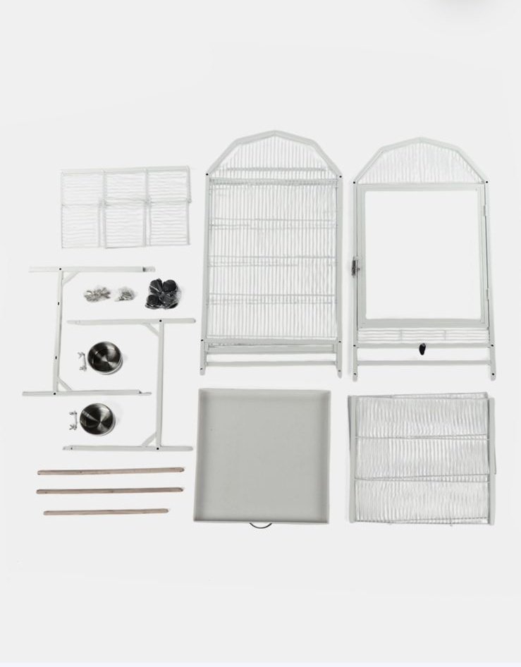 Клетка ALIFE store металл, пластик 46x46x142 см купить,NaN