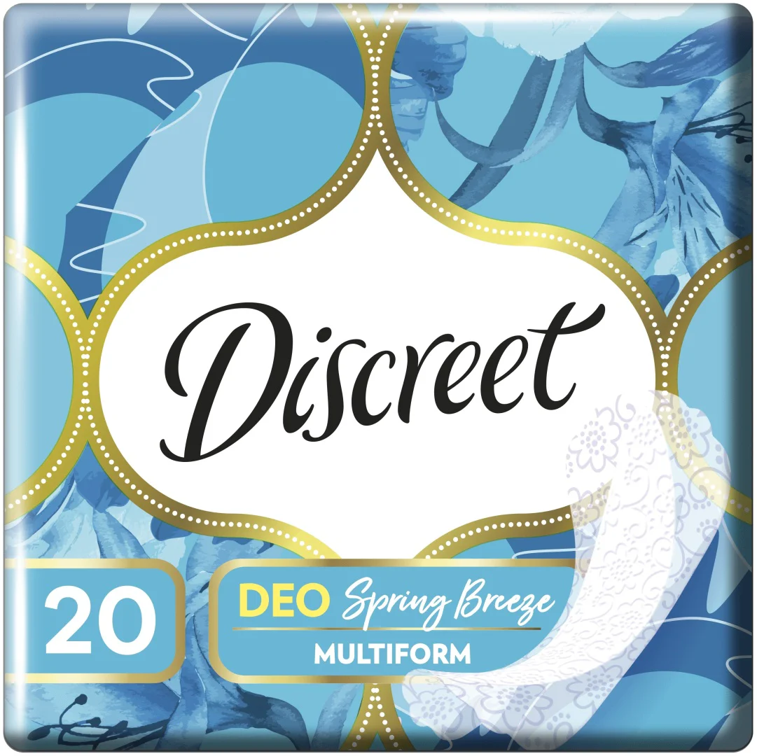Прокладки ежедневные Discreet Deo Spring Breeze Multiform 20 шт купить,NaN