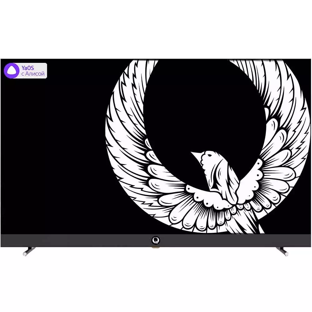 Телевизор 55" (140 см) Qwatt Q55YKS-MB LED UHD Black