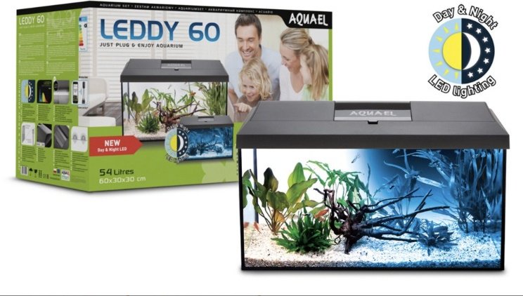 AQUAEL аквариумный набор Leddy 60 54 л купить,NaN
