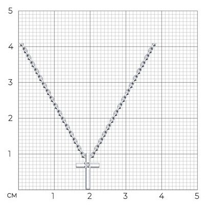 Бусы Diamant 94-270-02637-1_s длина 38 см вес 2.44 г серебро, бриллиант купить,NaN