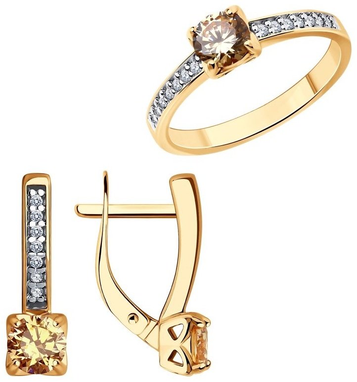 Diamant 93-110-01712-2-93-120-01712-2 вес 4.95 г серебро, фианит купить,NaN