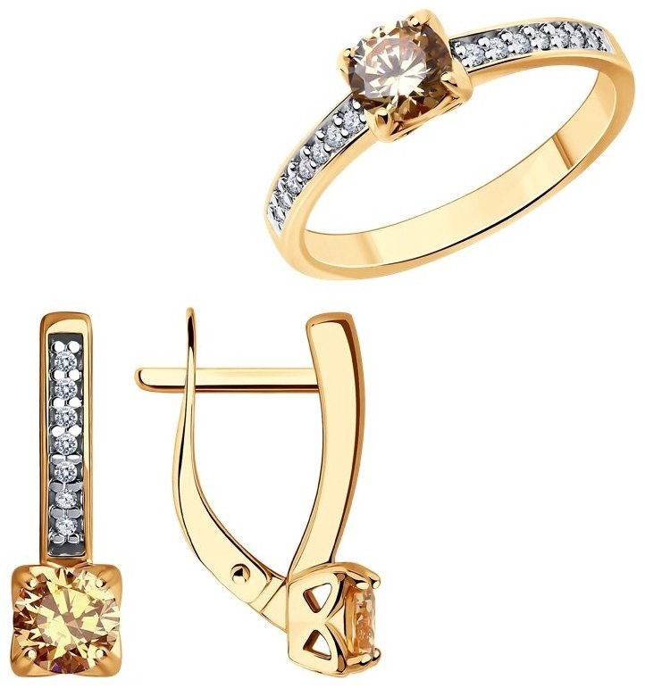 Diamant 93-110-01712-2-93-120-01712-2 вес 4.95 г серебро, фианит купить,NaN