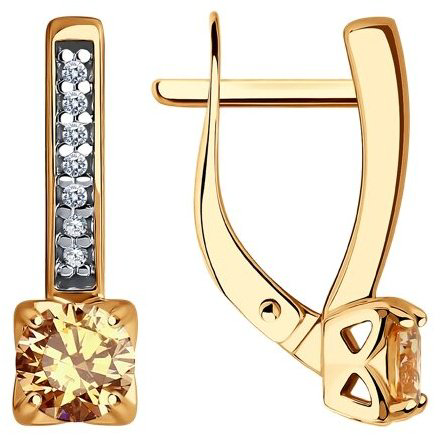 Diamant 93-110-01712-2-93-120-01712-2 вес 4.95 г серебро, фианит купить,NaN