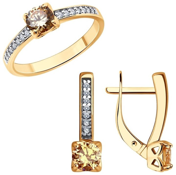 Diamant 93-110-01712-2-93-120-01712-2 вес 4.95 г серебро, фианит купить,NaN