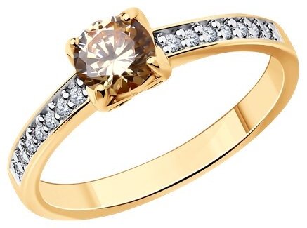Diamant 93-110-01712-2-93-120-01712-2 вес 4.95 г серебро, фианит купить,0