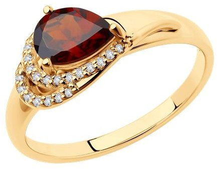 Кольцо Diamant 93-310-00548-2 размер 17.5 вес 1.58 г серебро, фианит купить,NaN