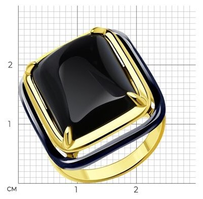 Кольцо Diamant 93-310-01704-1_18-5 размер 18.5 вес 6.09 г серебро, агат купить,NaN
