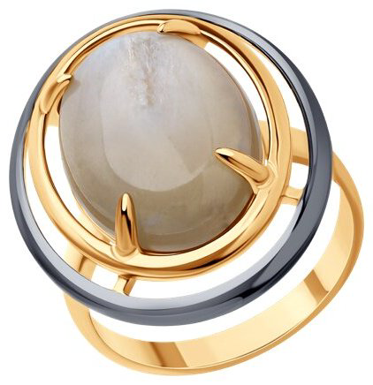 Кольцо Diamant 93-310-01750-1 размер 19 вес 4.79 г серебро, лунный камень купить,NaN