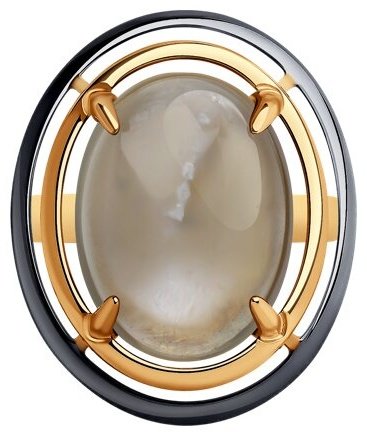 Кольцо Diamant 93-310-01750-1 размер 19 вес 5.1 г серебро, лунный камень купить,NaN