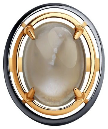 Кольцо Diamant 93-310-01750-1 размер 19 вес 5.1 г серебро, лунный камень купить,NaN