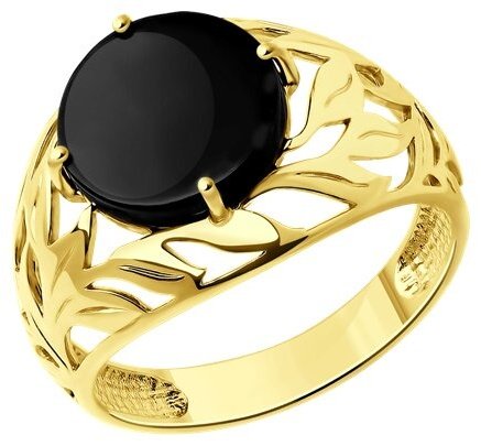 Кольцо Diamant 93-310-01896-1 размер 18 вес 3.07 г серебро, агат