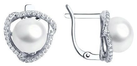 Diamant 94-320-01922-1 94-310-01922-1 вес 6.1 г серебро, жемчуг, фианит - ForteMarket Diamant 94-320-01922-1 94-310-01922-1 вес 6.1 г серебро, жемчуг, фианит купить,0