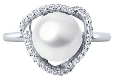 Diamant 94-320-01922-1 94-310-01922-1 вес 6.1 г серебро, жемчуг, фианит - ForteMarket Diamant 94-320-01922-1 94-310-01922-1 вес 6.1 г серебро, жемчуг, фианит купить,0