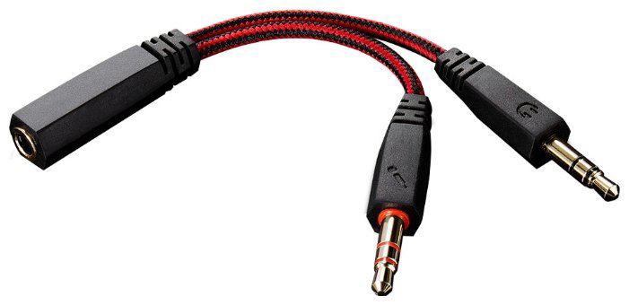 Наушники Lenovo Y Gaming Stereo Headset GXD0L03746 черно-красные  купить,NaN