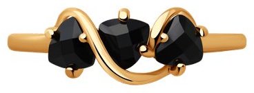 Кольцо Diamant 93-310-01950-1_18 размер 18 вес 1.25 г серебро, шпинель купить,NaN