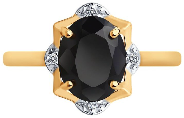 Кольцо Diamant 93-310-01953-1_19 размер 19 вес 2.5 г серебро, шпинель купить,NaN